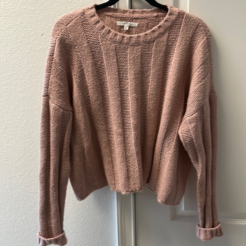 Blush Pink Knit Sweater